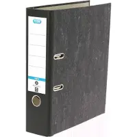 Pierre by Elba Smart Original Breed Ordner A4 80 mm Zwart 2 Ringen Karton Wolkenmarmer Gerecycled