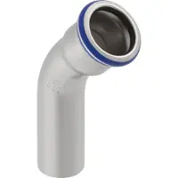 Geberit Mapress roestvrij staal bocht met insteekeinde, DN 15, dø 18 mm, 30703