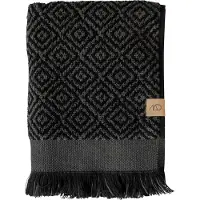 Mette Ditmer Badlaken Morocco Black / Grey (70 x 140 cm)