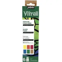 Pebeo Erste Schritteset Vitrail 6X