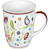 Flirt by R&B 6x Flirt by R&B Koffiemok Doppio Shanti 320 ml, Kopje, Veelkleurig