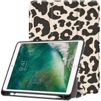 IMoshion Design Trifold Bookcase voor de Apple iPad 6 (2018) 9.7 inch / iPad 5 (2017) 9.7 inch / Air 2 (2014)/Air 1 (2013) - Leopard