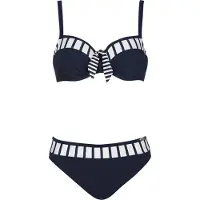 Sunflair Bikini navy / wit