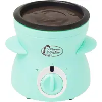 Bestron Chocolade Fondue DCM043M - Elektrische fondue - 5 personen - 10 Fonduevorkjes - Mint - 5 jaar garantie