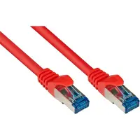 GOOD CONNECTIONS Cat6a, 2 meter, Cat6a, S/FTP (S-STP), RJ-45, RJ-45, rood