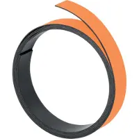 Franken Magneetstrip 100 x 1,5 cm Droogwis voor Planning Whiteboard Accessoires M803 05 Oranje