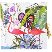 Turnowsky GOL-44346 TURNOWSKY dagboek TROPICAL FLAMINGO met slot