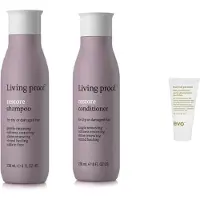 Living Proof Duo Set - Restore Conditioner + Shampoo + WILLEKEURIG Travel Size