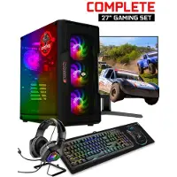 Screenon - Gaming Set - X52184 - V2 (GamePC.X52184 + 27 Inch Monitor + Toetsenbord + Muis)