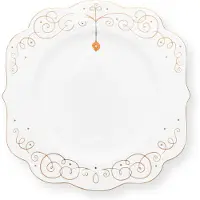 Pip studio Royal Winter White bord (Ø17 cm)