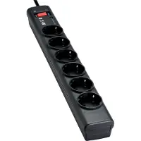 Eaton Protection Strip 6 DIN 6-fach Steckdosenleiste mit Überspannungsschutz schwarz