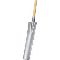 Ideal Idealspaten, drainageschep, maat 2, met T-steel en voetbescherming