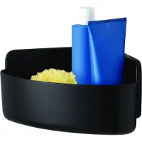 TESA Lavaa - Hoek Plank - Organizer voor Douche - Zwart