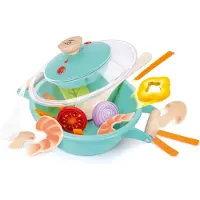 Hape Little Chef Cooking & Steam Playset Educational Toy Transparant Kinderen
