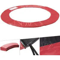 Arebos Beschermingspads Randafdekking Trampoline 457 cm Rood PVC PE