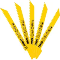 DeWalt Accessoires Reciprozaagblad BiM 152x4,2mm hout en kunststof, bochten - DT2351-QZ