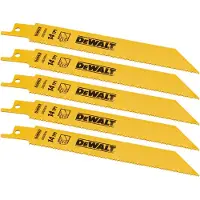 DeWalt Accessoires Reciprozaagblad BiM 152x1,8mm ferro- en non-ferro metaal 3-8mm - DT2361-QZ