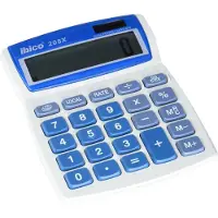 Ibico - Calculatrice de bureau 208X, écran LCD à 8 chiffres