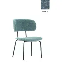 Workliving Eetkamerstoel Bo RS - Society Boucle Petrol
