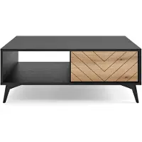 Selsey Salontafel Renée | spaanplaat naturel 104x46x68 cm salontafels | NADUVI