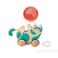 Hape Trekdier spinnende kat - - vanaf 12 maanden