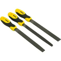 Stanley handgereedschap 3delige Set Vijlen Halfzoet 200mm - 0-22-464