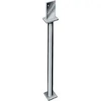 Simpson Strong-Tie stützenvoet, type PILG, conform ETA 07/0285. Steunbalk: 110x70x8 mm. Plaat: 90x60x10 mm, verzinkt - PILG