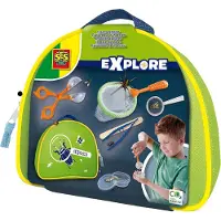 SES Creative Insecten Explorer Set met Tas, Schepnet en Vergrootglas - Vanaf 5 Jaar - Buitenspeelgoed - Schoencadeautjes Sinterklaas