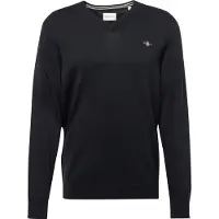 Gant Trui 'Classic' navy / lichtgrijs / kersrood / zwart