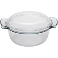 Sans marque Pyrex - Ovenschaal met deksel - 1,6 L en 0,5 L (1020204)