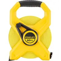 Stanley Landmeter Fiberglas 234795 - 60 m - 12,7 mm - Open Kast