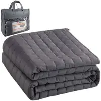 Ruhhy Verzwaringsdeken 8 KG - Weighted Blanket - Grijs- 150x200 CM