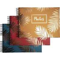 Exacompta Palma Fotoalbum Spiraal Harde kaft Papier 22,8 x 33 x 3 cm Blauw