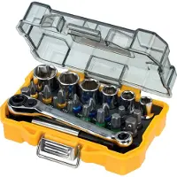 DeWalt DT71516-QZ 24 delige bit en doppenset met ratel