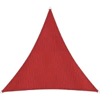Overig Windhager Schaduwdoek Cannes Driehoekig 4m Rood