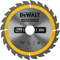 DeWalt Zaagblad voor Hout 190x30x1,8mm 24T