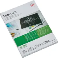GBC - pack de 100 - mat - pochettes plastifiées