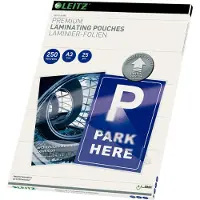 Leitz iLAM Premium Lamineerhoezen A3 Glanzend 250 micron (2 x 250) Transparant 25 Stuks