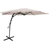 Feel Furniture Zweefparasol - 3 meter - Flexibel - Crème