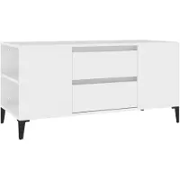 vidaXL Tv-meubel 102x44,5x50 cm bewerkt hout wit