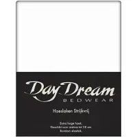 Day dream Katoen hoeslaken - wit - 140x200 cm