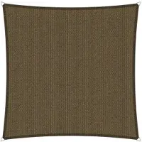 Shadow Comfort vierkant 5x5 Japanese Brown met Bevestigingsset