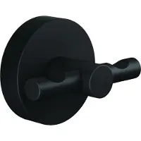 TESA badjashaak Moon Black matzwart badkamer industrieel modern zelfklevend – 50x65x53mm