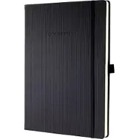 Sigel notitieboek - Conceptum Pure - A4 - zwart - hardcover - 194 pagina's - 80 grams - ruit - SI-CO111