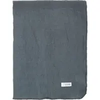 Broste Copenhagen chique linnen tafellaken tafelkleed Gracie in de kleur Petrol blue 160 x 200 cm