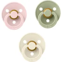 BIBS fopspeen 6-18 maand set 3 stuks Blossom,Sage en Ivory maat 2