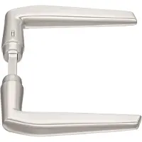 Axa deurkruk duim Aluminium (Set)