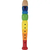 Goki Speelgoedinstrument - Blokfluit - L20Cm - Hout - 5 Jaar