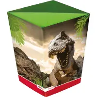Roth Papierkorb Tyrannosaurus, 10 Liter, eckig, 2 getrennte Fächer