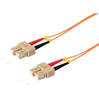 S-Impuls SC Duplex Optical Fiber Patch kabel - Multi Mode OM2 - 5 meter